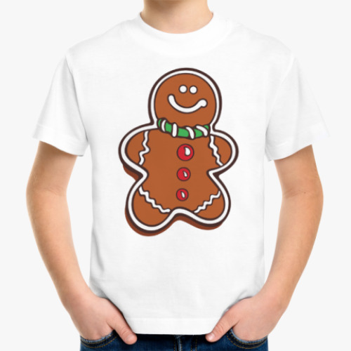 Детская футболка Новогоднее печенье Пряня