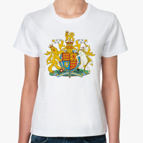 Классическая футболка Герб Великобритании