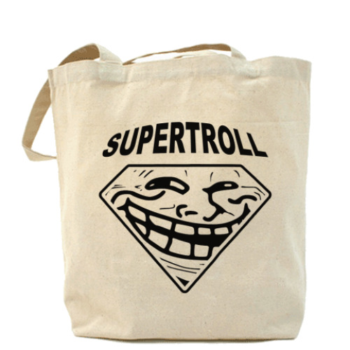 Сумка шоппер Холщовая сумка Super Troll