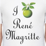 Я люблю Рене Магритта (яблоко)