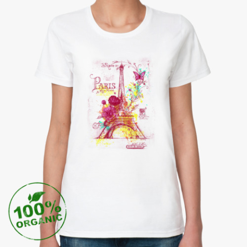 Женская футболка из органик-хлопка PARIS