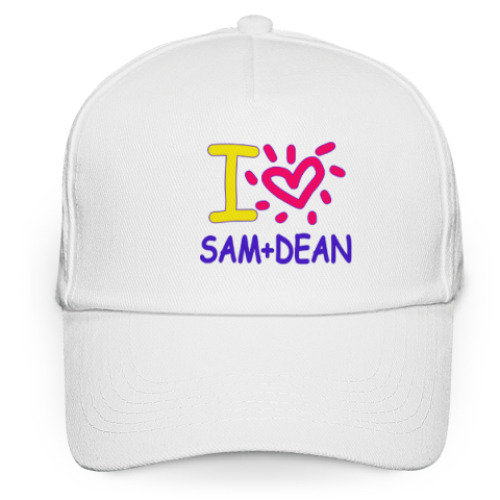 Кепка бейсболка Supernatural - I love Sam+Dean