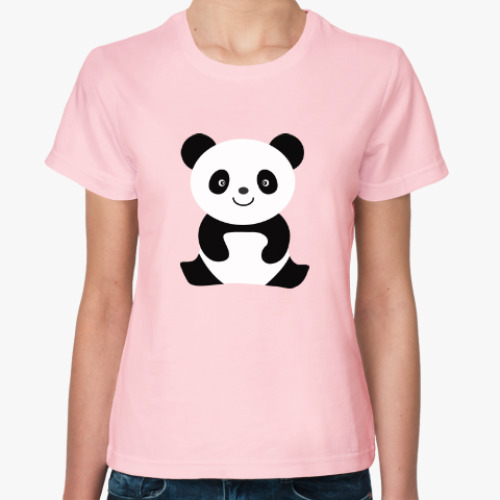 Женская футболка панда