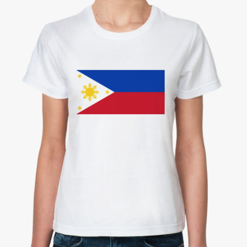 Классическая футболка Флаг Филиппины
