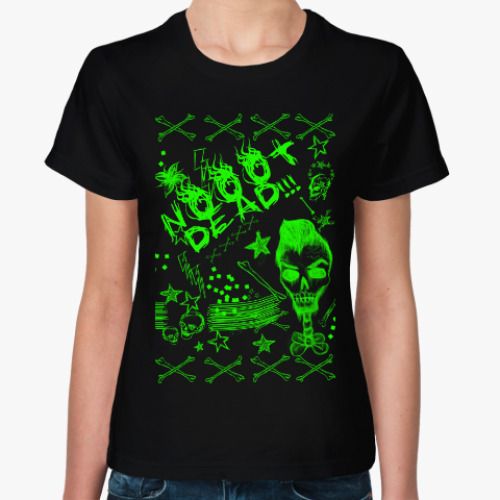 Женская футболка Be grunge! Гранж. Взрыв цвета.