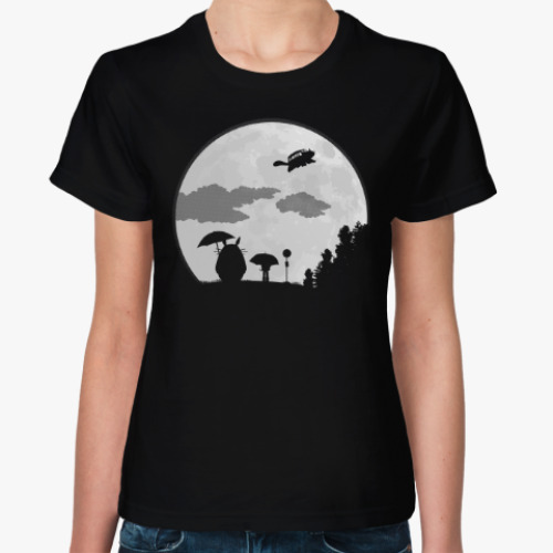 Женская футболка Большая Луна