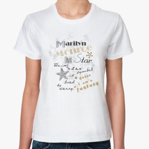 Классическая футболка Marilin