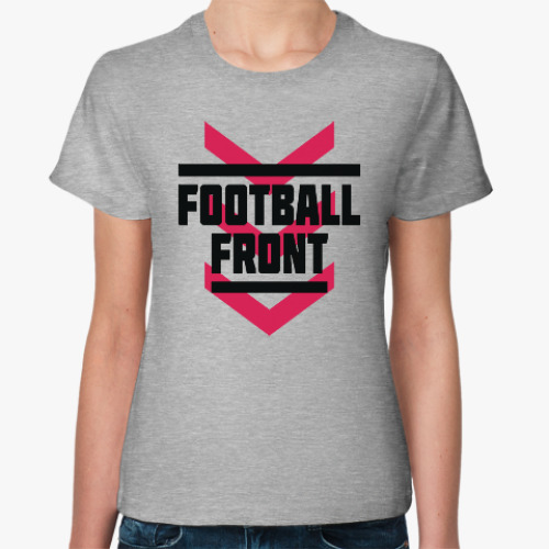 Женская футболка Футбольный Фронт