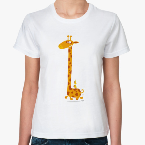 Классическая футболка 'Жираффко'