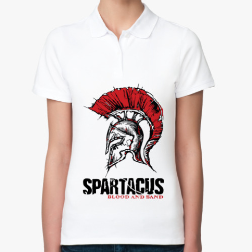 Женская рубашка поло (печать) Спартак (Spartacus)