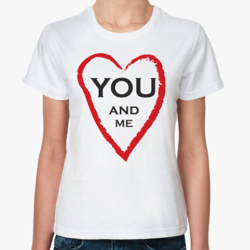 Классическая футболка Me&You