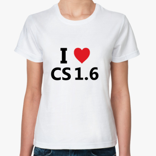 Классическая футболка cs 1.6