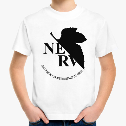 Детская футболка Neon Genesis Evangelion NERV