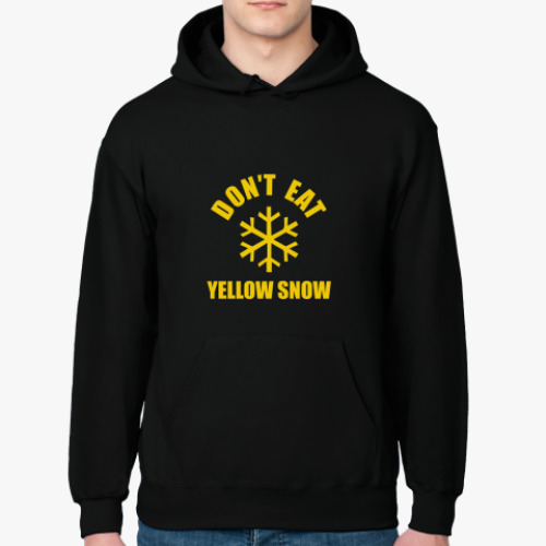 Толстовка худи No yellow snow