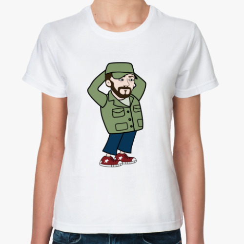 Классическая футболка  футболка Шнуров