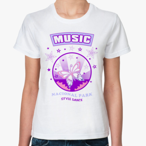 Классическая футболка Music