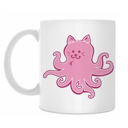 Кружка Котик-осьминожка. Cat-octopus.