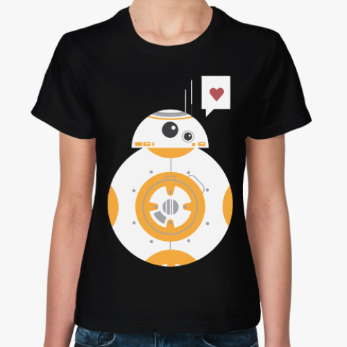 Женская футболка Дроид BB-8