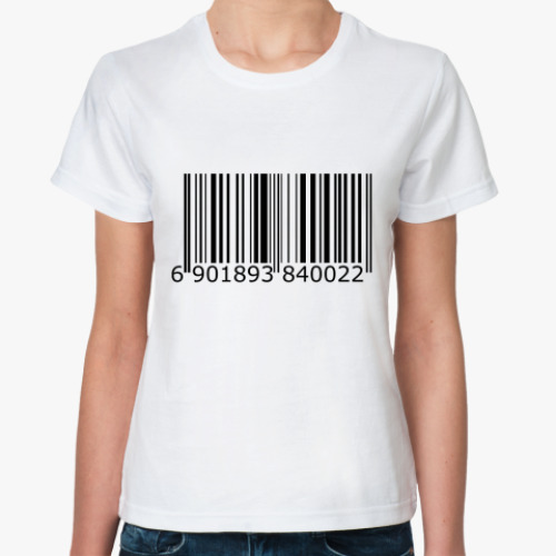 Классическая футболка штрих-код