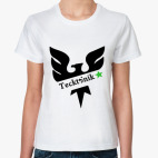 Классическая женская футболка Tecktonik