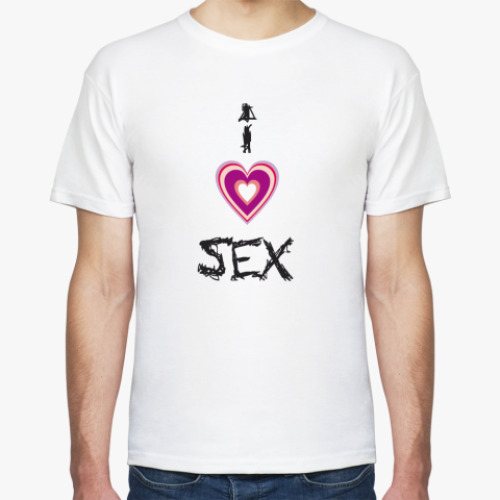 Футболка I love sex
