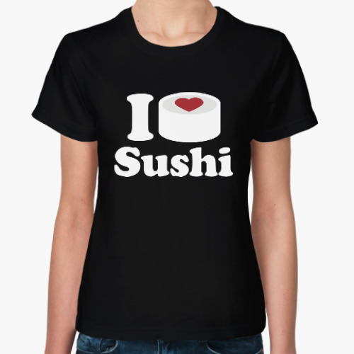 Женская футболка Love Sushi