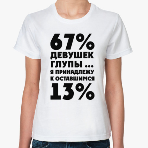 Классическая футболка 67+13=100