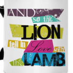 Lion and lamb bright