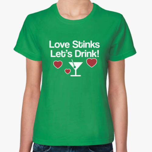 Женская футболка Love Stinks