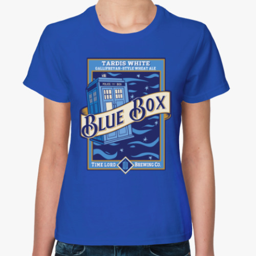 Женская футболка Blue Box