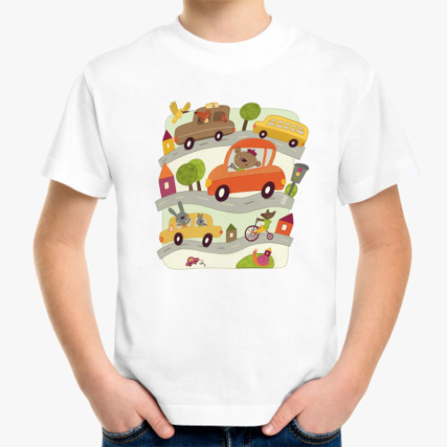 Детская футболка Машинки