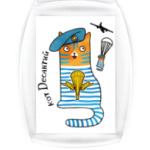 Кот десантник  и парашют