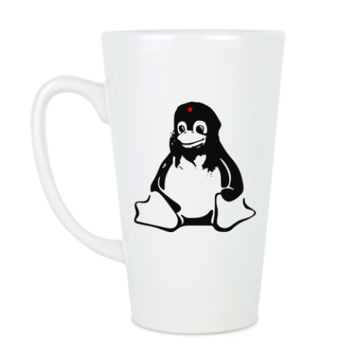 Чашка Латте Linux Che Guevara