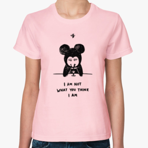 Женская футболка Not a Mickey M