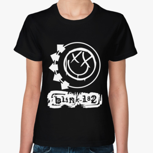 Женская футболка blink-182