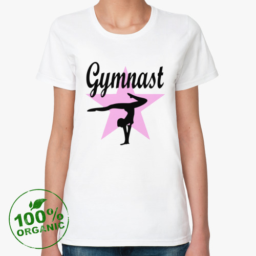Женская футболка из органик-хлопка Гимнастика / Gymnastic