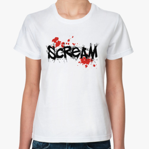 Классическая футболка SCREAM