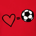 Love equals football
