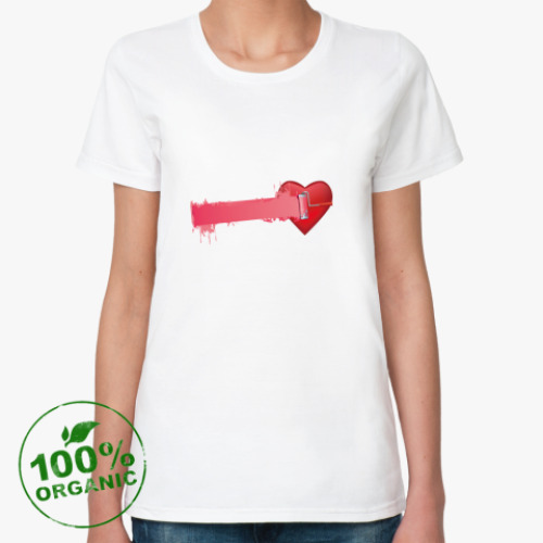 Женская футболка из органик-хлопка Heart