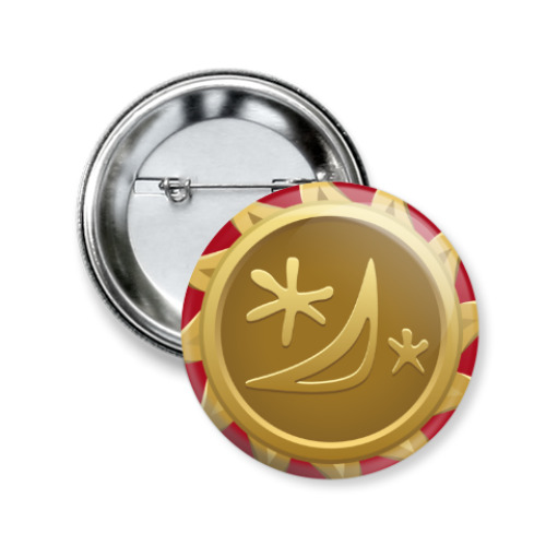 Значок 50мм Знак Фрэндли