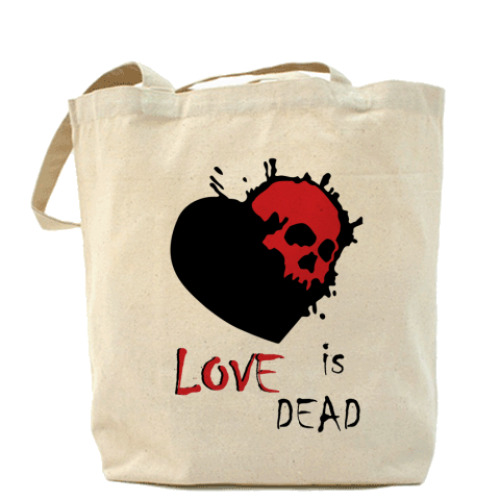 Сумка шоппер Love is dead
