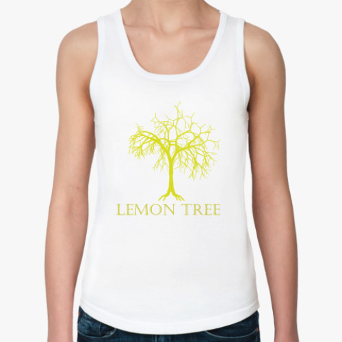 Женская майка lemon tree