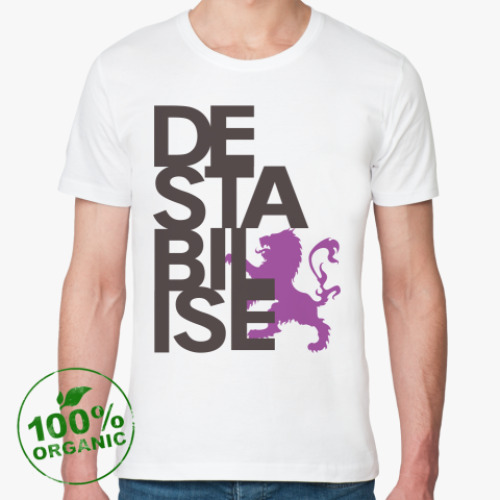 Футболка из органик-хлопка Destabilise