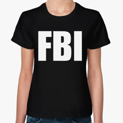 Женская футболка FBI (ФБР)