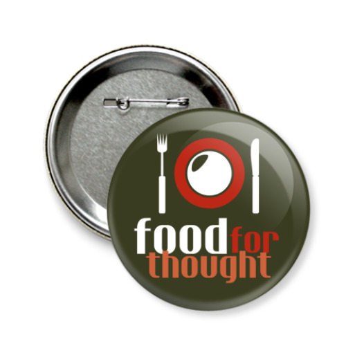 Значок 58мм food