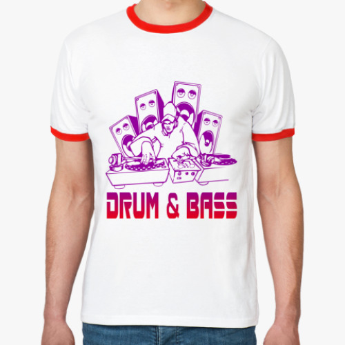Футболка Ringer-T Drum & Bass