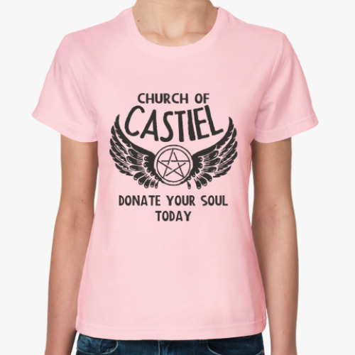 Женская футболка Кастиэль - Supernatural