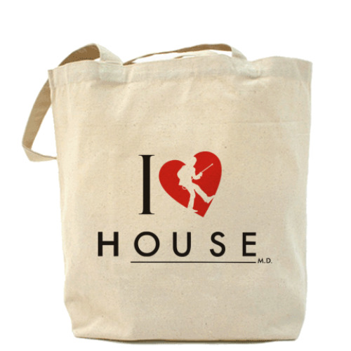 Сумка шоппер I love house