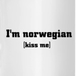 'I'm norwegian'