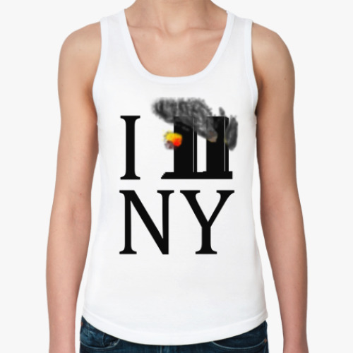 Женская майка I love NY